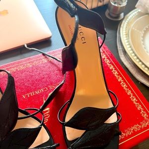 Gucci ankle strap sandals for Saks